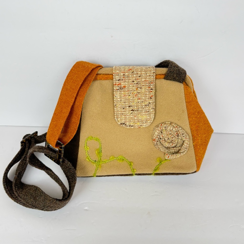 Range Of Emotion Canvas Handmade Graphic Bag One-of-a-Kind RARE! EUC